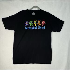 Grateful Dead Large Black T-Shirt Dancing Bears 2022 Graphic Band